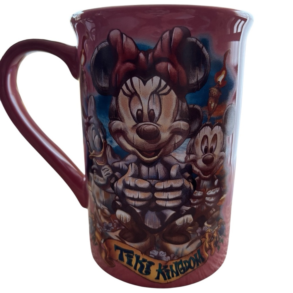 Disney Store Tiki Kingdom Mug Minnie, Mickey & Daisy‎